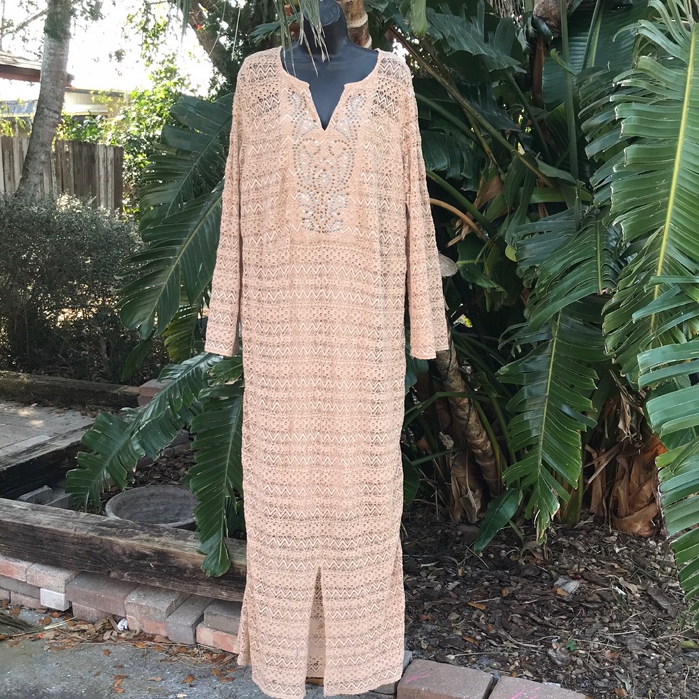 Crochet caftan robe/ dress